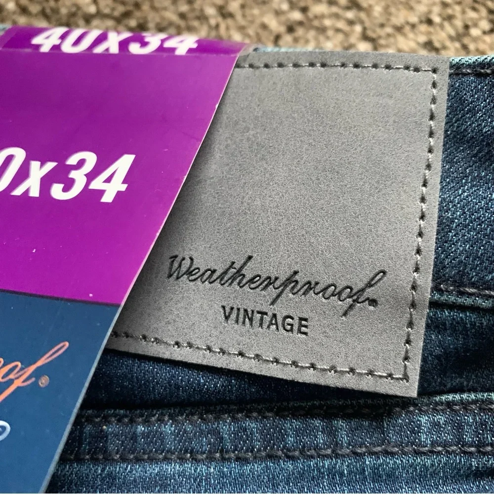 NWT Men’s Weatherproof Jeans 40 x 34 Relaxed Fit
